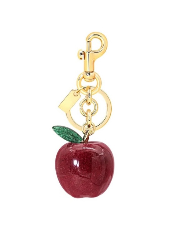Simply Southern Accessories - Simply Southern Red Glitter Apple Keychain & Bag Charm